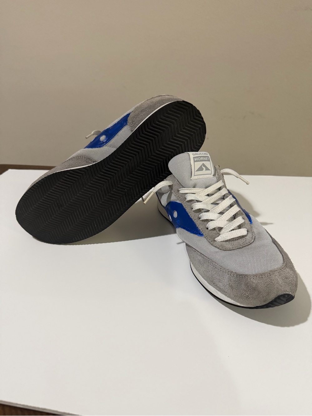 Saucony Gray and Blue Men's Sneakers